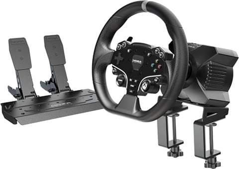 「pc」MOZA R3 ベースユニットのみ Moza R3 Bundle for Xbox & PC (Wheel+Base+2xPedals+Clamp), B - CeX